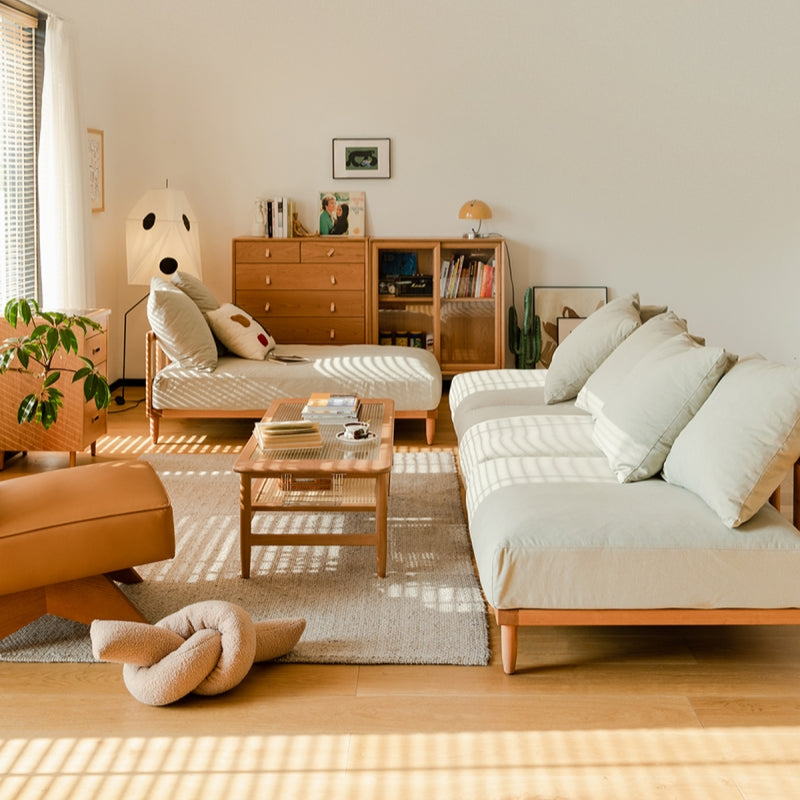 モジュラー格子フレームソファ