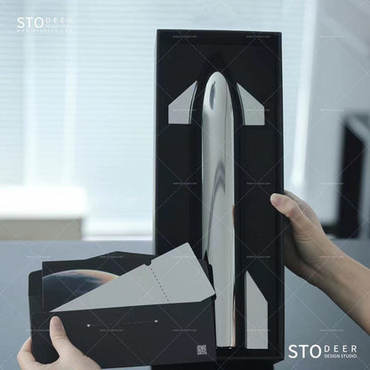 Stainless Steel Starship Collectible