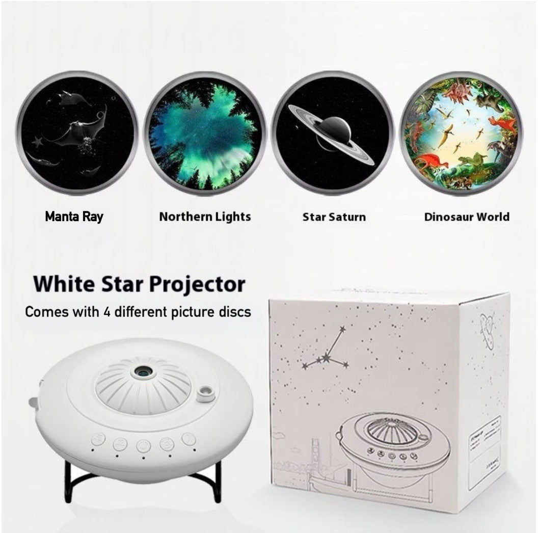 Realistic UFO Galaxy Projector Bluetooth Speaker