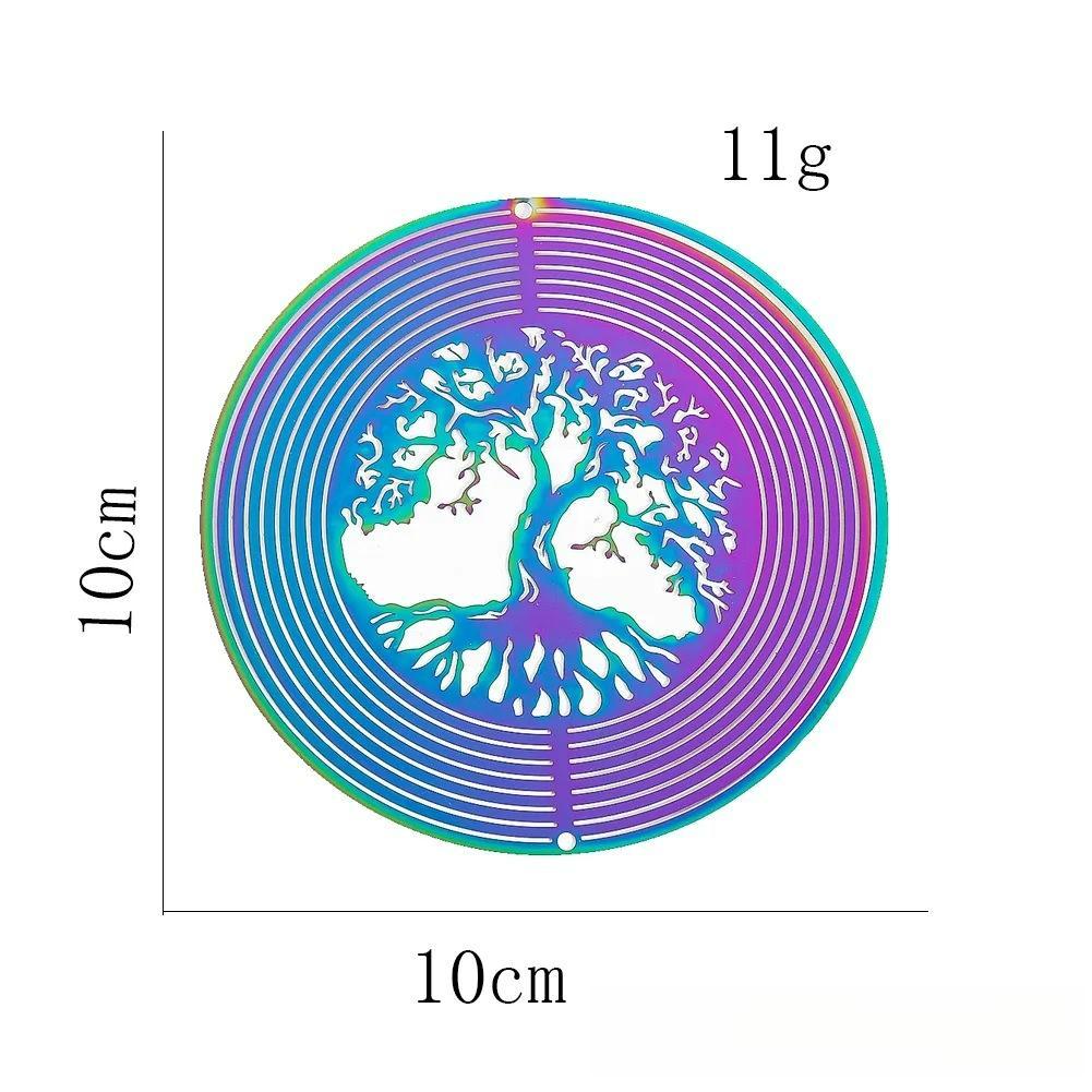 Rotating wind chimes