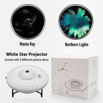 Realistic UFO Galaxy Projector Bluetooth Speaker