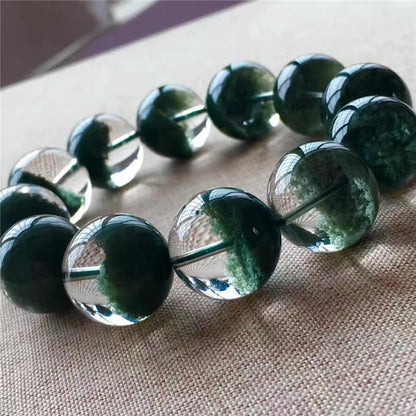 Natural Brazilian Green Ghost Bracelet