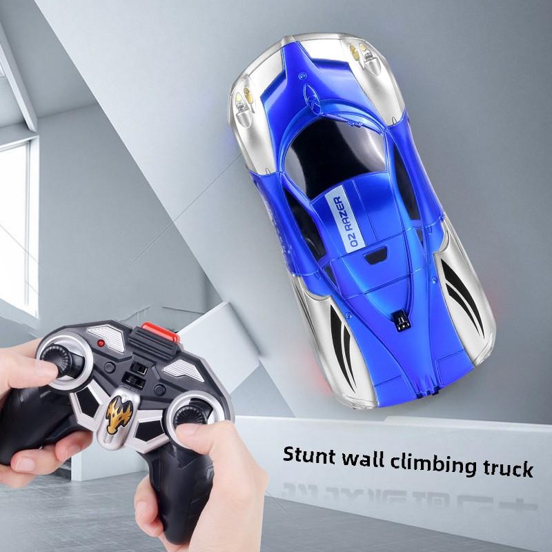 Wall climbing toy remote control car