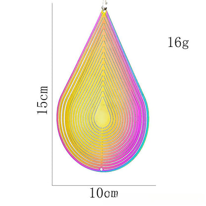 Rotating wind chimes