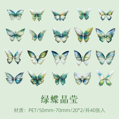 3D Butterfly Sticker