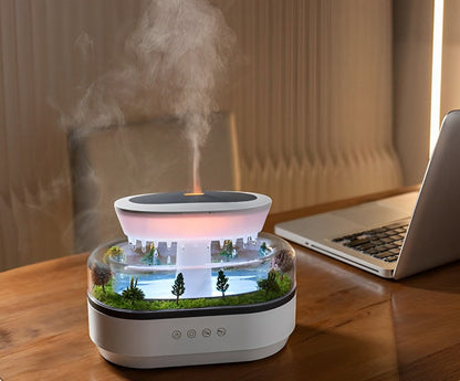 Raindrop Humidifier Plant Landscape Ambient Light