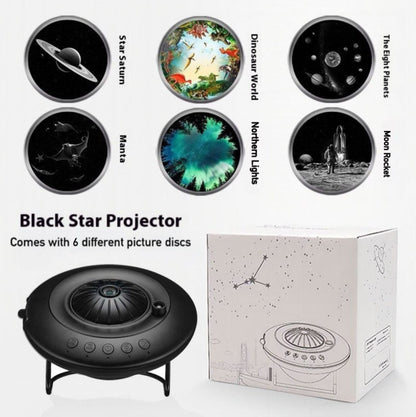 Realistic UFO Galaxy Projector Bluetooth Speaker