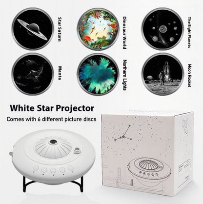 Realistic UFO Galaxy Projector Bluetooth Speaker