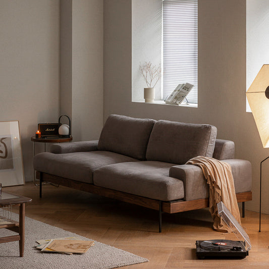 モダンコーデュロイシングルチェア 快適ソファ