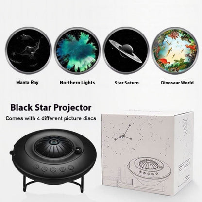 Realistic UFO Galaxy Projector Bluetooth Speaker