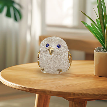 Crystal owl handicraft ornament