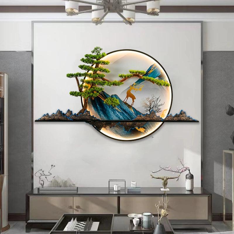 Living room background wall decorative painting