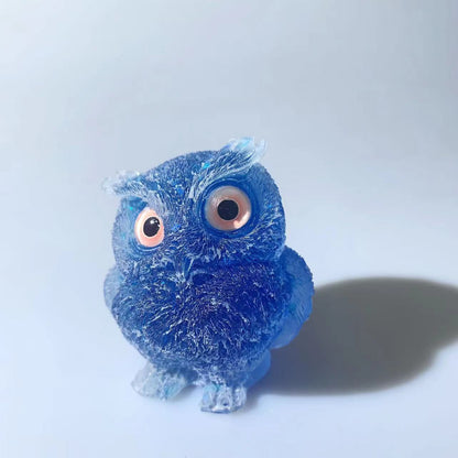 Crystal Gravel Owl Animal Handicrafts