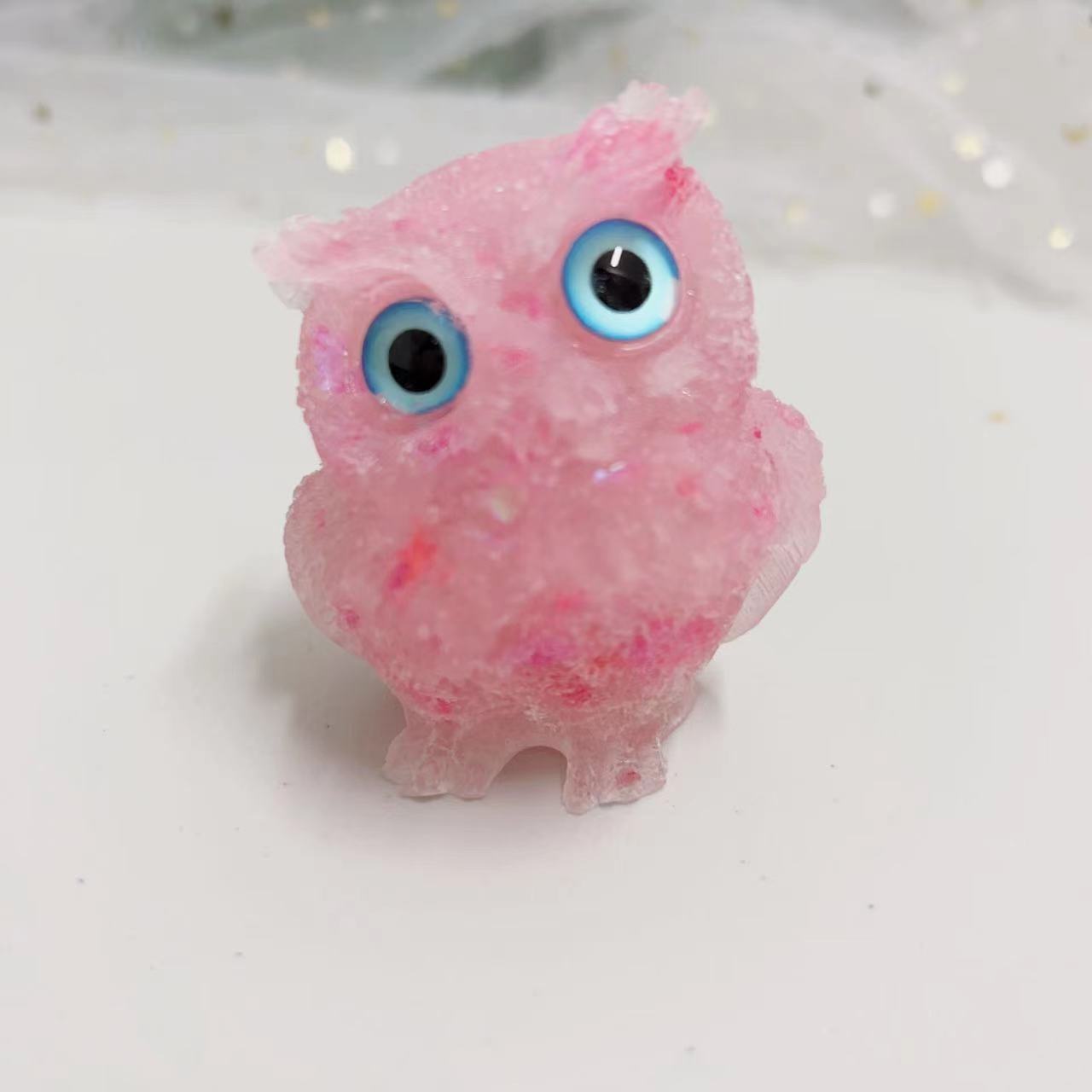 Crystal Gravel Owl Animal Handicrafts