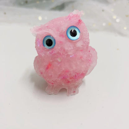 Crystal Gravel Owl Animal Handicrafts