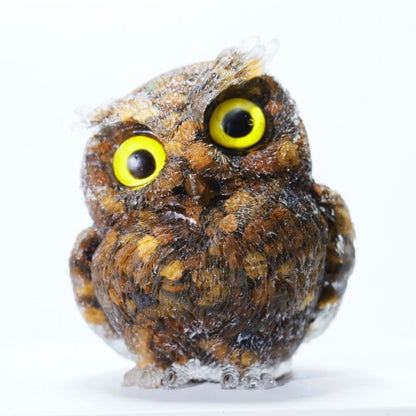 Crystal Gravel Owl Animal Handicrafts