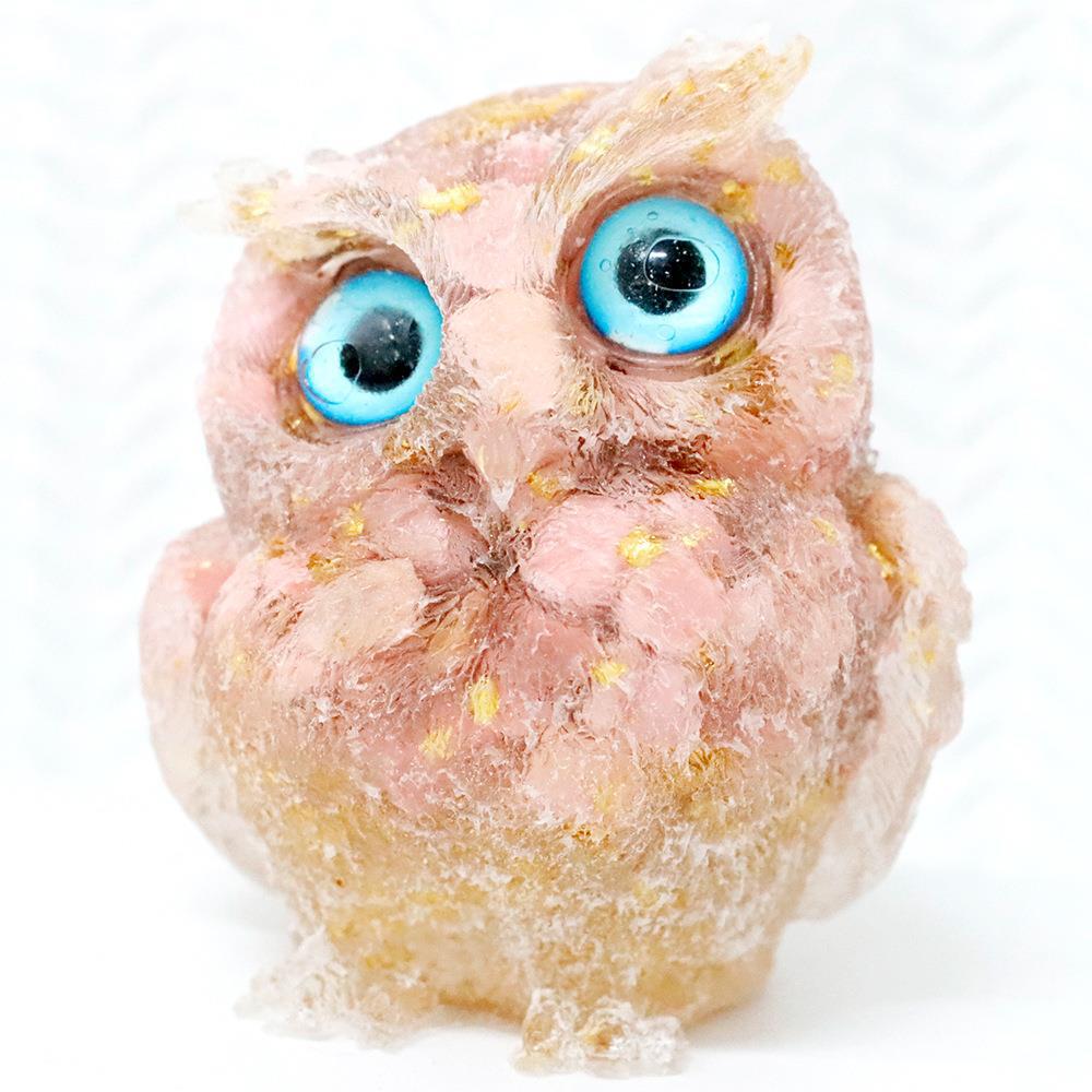 Crystal Gravel Owl Animal Handicrafts