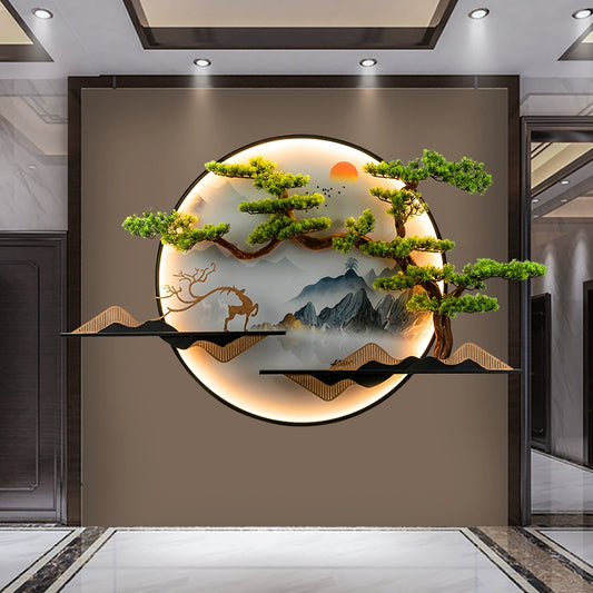 Living room background wall decorative painting