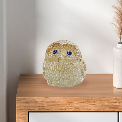 Crystal owl handicraft ornament