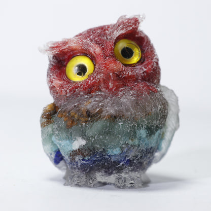 Crystal Gravel Owl Animal Handicrafts