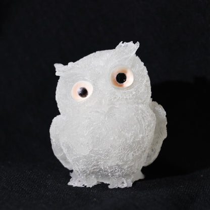 Crystal Gravel Owl Animal Handicrafts