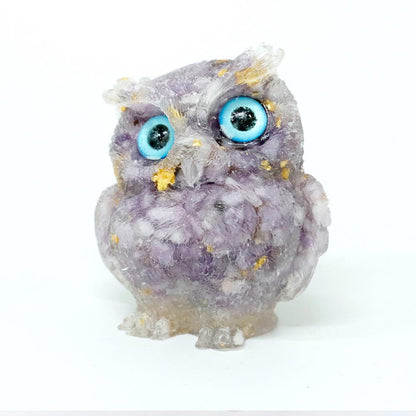 Crystal Gravel Owl Animal Handicrafts