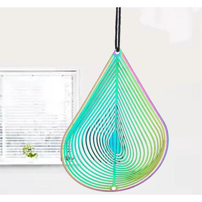 Rotating wind chimes