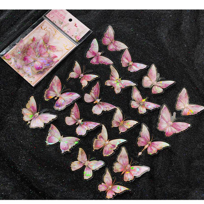 3D Butterfly Sticker