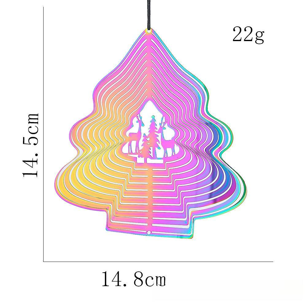 Rotating wind chimes