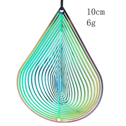 Rotating wind chimes