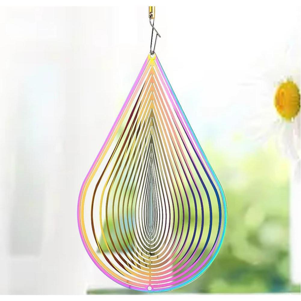 Rotating wind chimes