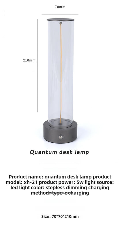 Flexible Magnetic Metal Ambient Light Quantum Bedside Light Night Light