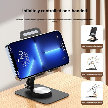 All-metal 360-degree rotating tablet holder, mobile phone holder.