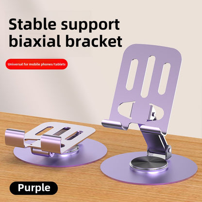 All-metal 360-degree rotating tablet holder, mobile phone holder.