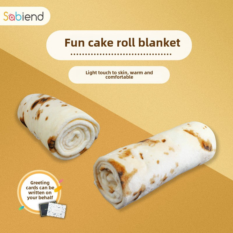 Burrito blanket coral fleece blanket