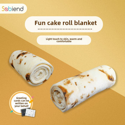 Burrito blanket coral fleece blanket